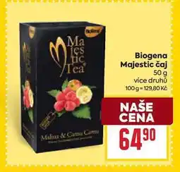 Billa Biogena Majestic čaj 50 g nabídka