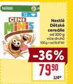 Billa Nestlé Dětské cereálie od 300 g nabídka