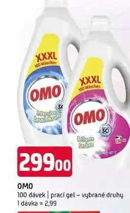 Terno OMO 100 dávek prací gel vybrané druhy nabídka