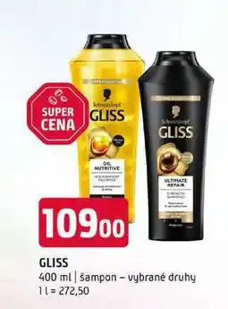 Terno GLISS 400 ml šampon vybrané druhy nabídka