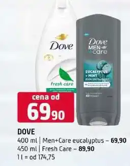Terno DOVE EUCALYPTUS MINT Z 400 ml Men+Care eucalyptus 450 ml Fresh Care nabídka