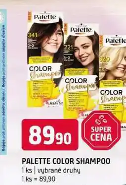 Terno PALETTE COLOR SHAMPOO 1 ks vybrané druhy nabídka