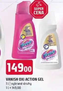 Terno VANISH OXI ACTION GEL 1l vybrané druhy nabídka