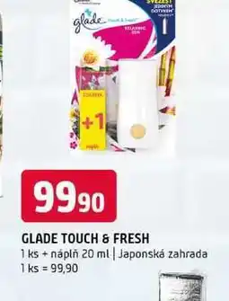 Terno GLADE TOUCH & FRESH 1 ks + náplň 20 ml Japonská zahrada nabídka