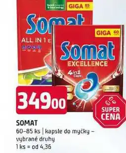 Terno SOMAT 60-85 ks kapsle do myčky vybrané druhy nabídka