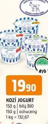 Terno KOZÍ JOGURT 150 g bilý BIO 150 g ochucený nabídka