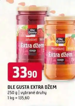 Terno DLE GUSTA EXTRA DŽEM 250 g vybrané druhy nabídka