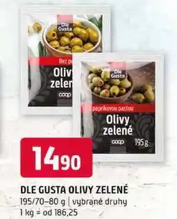 Terno DLE GUSTA OLIVY ZELENÉ 195/70-80 g vybrané druhy nabídka