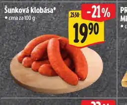 Albert Šunková klobása nabídka