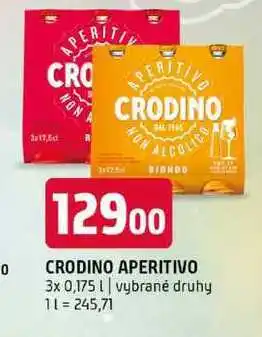Terno CRODINO APERITIVO 3x 0,175l vybrané druhy nabídka