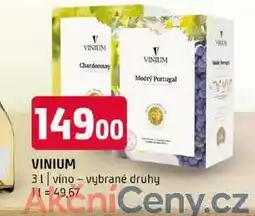 Terno VINIUM 3l vino vybrané druhy nabídka