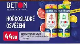 Terno BECHEROVKA BETON 45% 0,25l vybrané druhy nabídka