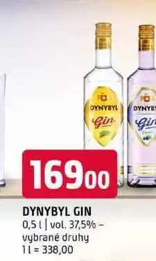Terno DYNYBYL GIN 0,5l 37,5% vybrané druhy nabídka