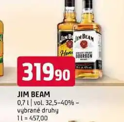 Terno Jim Beam whiskey 700ml nabídka
