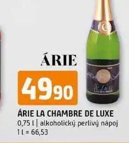 Terno ÁRIE LA CHAMBRE DE LUXE 0,75l alkoholický perlivý nápoj nabídka