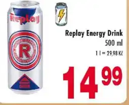Qanto Replay Energy Drink nabídka