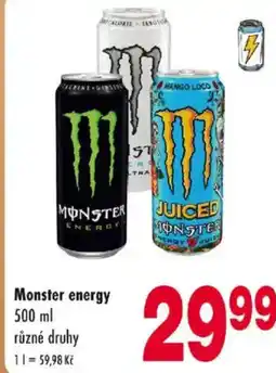 Qanto Monster energy nabídka