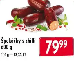 Qanto Špekáčky s chilli nabídka