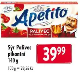 Qanto Sýr Palivec pikantní nabídka