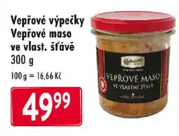 Qanto Vepřové výpečky Vepřové maso ve vlast. šťávě nabídka