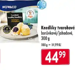 Qanto NOWACO Knedlíky tvarohové nabídka