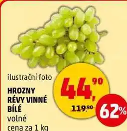 Penny Market HROZNY RÉVY VINNÉ BÍLÉ, 1 kg nabídka