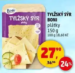 Penny Market TYLŽSKÝ SÝR BONI plátky, 150 g nabídka