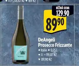 Albert DeAngeli Prosecco Frizzante 0,75 l nabídka