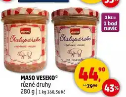 Penny Market MASO VESEKO různé druhy, 280 g nabídka