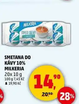 Penny Market SMETANA DO KÁVY 10% MILKERIA, 20x 10 g nabídka
