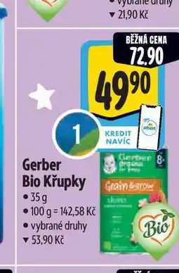 Albert Gerber Bio Křupky 35 g nabídka