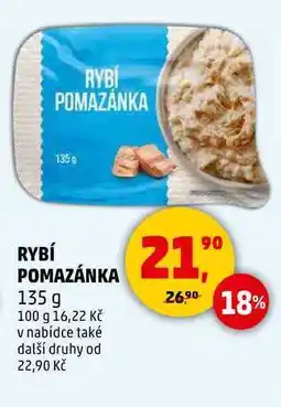 Penny Market RYBÍ POMAZÁNKA, 135 g nabídka