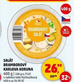 Penny Market SALÁT BRAMBOROVÝ KARLOVA KORUNA, 400 g nabídka