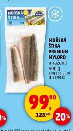 Penny Market MOŘSKÁ ŠTIKA PREMIUM MYLORD mražená, 600 g nabídka