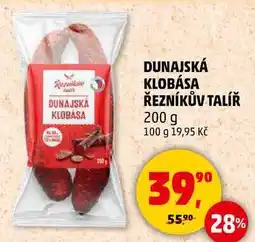 Penny Market DUNAJSKÁ KLOBÁSA ŘEZNÍKŮV TALÍŘ, 200 g nabídka