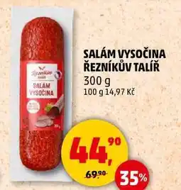 Penny Market SALÁM VYSOČINA ŘEZNÍKŮV TALÍŘ, 300 g nabídka