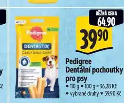 Albert Pedigree Dentální pochoutky pro psy 110 g nabídka