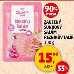 Penny Market ZAUZENÝ ŠUNKOVÝ SALÁM ŘEZNÍKŮV TALÍŘ, 100 g nabídka