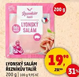 Penny Market LYONSKÝ SALÁM ŘEZNÍKŮV TALÍŘ, 200 g nabídka