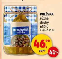 Penny Market POLÉVKA různé druhy, 650 g nabídka