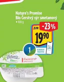 Albert Nature's Promise Bio Čerstvý sýr smetanový 100 g nabídka