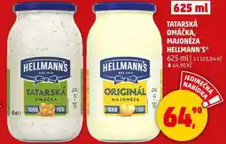 Penny Market TATARSKÁ OMÁČKA, MAJONÉZA HELLMANN'S, 625 ml nabídka