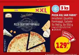 Penny Market PIZZA XXL SAN FABIO mražená, Quattro Formaggi, 3x 340 g nabídka
