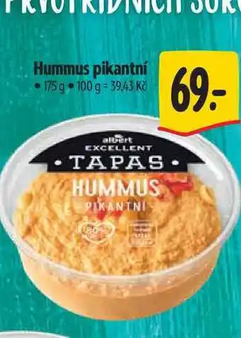 Albert Hummus pikantní 175 g nabídka