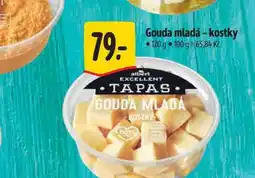 Albert Gouda mladá - kostky 120 g nabídka