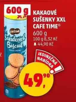 Penny Market KAKAOVÉ SUŠENKY XXL CAFE TIME, 600 g nabídka