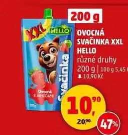 Penny Market HELLO OVOCNÁ SVAČINKA XXL různé druhy, 200 g nabídka