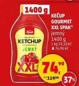 Penny Market KEČUP GOURMET XXL SPAK jemný, 1400 g nabídka