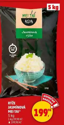 Penny Market RÝŽE JASMÍNOVÁ MEI TAI, 5 kg nabídka