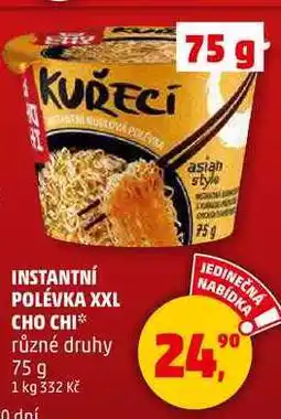 Penny Market INSTANTNÍ POLÉVKA XXL CHO CHI, 75 g nabídka